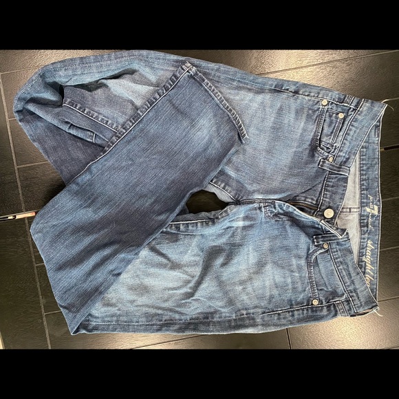 7 for all mankind purple rhinestone jeans💜 - Picture 3 of 7